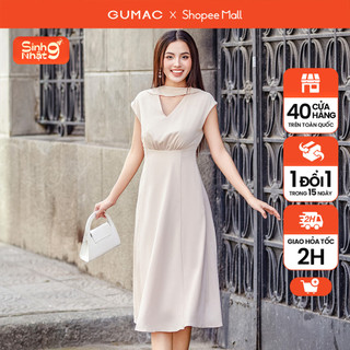 Đầm dáng a phối bèo dd11014 thời trang gumac