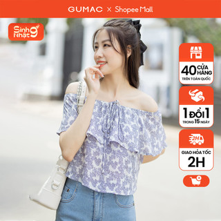 Áo kiểu trễ vai thời trang gumac ad07020