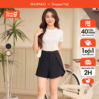 Quần short đắp vạt thời trang gumac qd06065