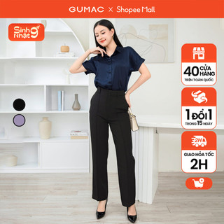 Quần tây nữ ống đứng thiết kế chiết ly QD11065 thời trang GUMAC