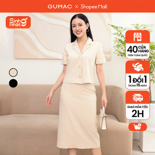 Set lẻ áo kiểu danton ad11066 thời trang gumac - chân váy bút chì túi kiểu vd11067 thời trang gumac