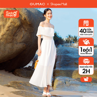 Đầm maxi trễ vai gumac dd05031-dd05090