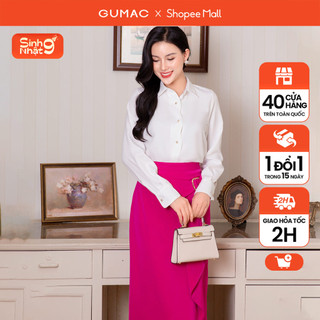 Áo sơ mi nẹp tròn ad11063 thời trang gumac