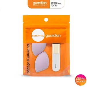 Bộ Trang Điểm Gồm Bông Mút Và Cọ Kabuki Sponge And Kabuki Set Guardian