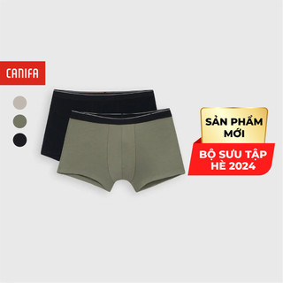 Pack 2 quần sịp nam canifa chất liệu modal co giãn phom skinny 8us23a002