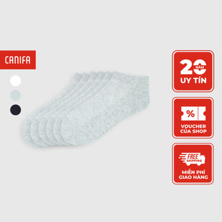 Combo 3 đôi tất nam canifa cổ thấp chất liệu cotton 8ax22a004