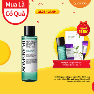 Nước Hoa Hồng AHA-BHA-PHA 30 Days Miracle Toner Some By Mi 150ml