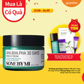 Kem Dưỡng Giảm Mụn AHA-BHA-PHA 30 Days Miracle Cream Some By Mi 50ml
