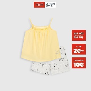 Bộ quần áo mặc nhà bé gái cotton CANIFA - 1LS21S001