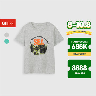 Áo phông bé trai cotton USA in hình CANIFA - 2TS21S007