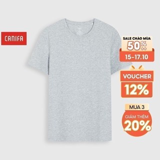 Áo phông nam cotton usa 8TS21A001 Canifa