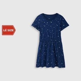 Váy liền bé gái cotton USA CANIFA - 1DS21S007
