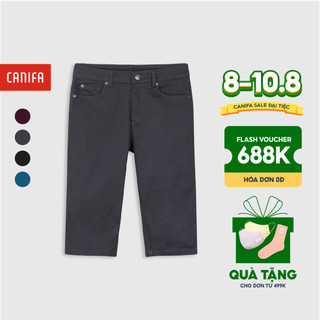 Quần shorts nữ kaki dáng ôm, có túi CANIFA 6BS19S026