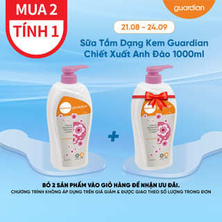 Sữa Tắm Dạng Kem Dưỡng Ẩm Guardian Essential Cherry Blossom Moisturising Shower Cream Chiết Xuất Anh Đào 1000ml