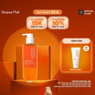 Dầu gội mise en scene Perfect Serum Original phục hồi hư tổn, giúp tóc suôn mềm, bồng bềnh, hương thanh mát
