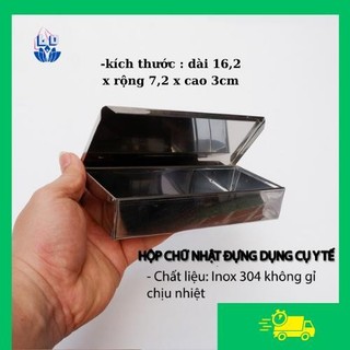 Dụng Cụ Spa, Dụng Cụ Y Tế: Bát inox, khay inox, khay đậu, cốc inox, hộp đựng bông cồn, hộp dụng cụ y tế, ống đựng panh