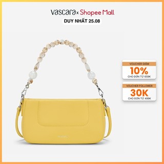 Vascara túi xách nhấn dây chuỗi hạt vân đá - tot 0109