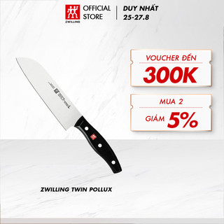 Dao bếp đa năng Santoku ZWILLING Twin Pollux 18cm - bằng thép không gỉ cao cấp