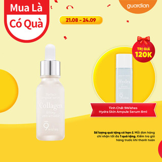 Tinh Chất Ultimate Collagen Ampule Serum Bổ Sung Collagen Và Ngăn Ngừa Lão Hóa 9WISHES 25ml