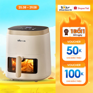 Nồi chiên không dầu 5l bear qzg-f15e3 - hàng chính hãng