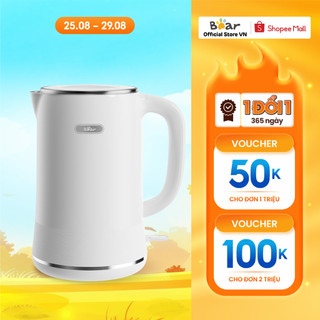 Ấm đun siêu tốc 1.7l bear zdh-d17k2 - hàng chính hãng