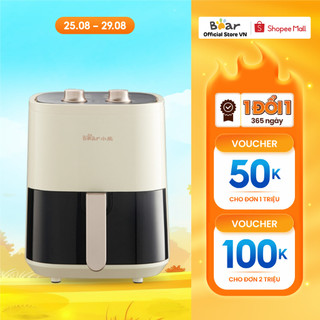 Nồi Chiên Không Dầu 4.5L Bear QZG-E12H9 - Hàng Chính Hãng