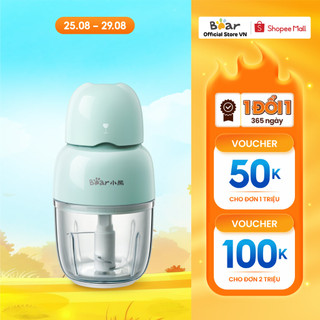 Máy Xay Thực Phẩm 300ml Bear QSJ-B01P1 - Hàng Chính Hãng