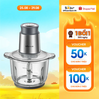 Máy XayThực Phẩm Đa Năng 2L Bear QSJ-B03Y7 - Hàng Chính Hãng - Bảo Hành 18 Tháng
