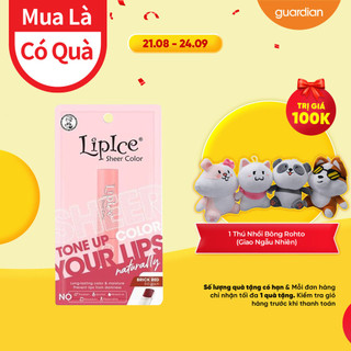 Son dưỡng môi lipice sheer color brick red đỏ gạch 2.4g
