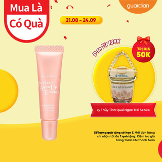 Tinh chất dưỡng môi senka cấp ẩm & ngừa khô, nẻ môi perfect aqua lip essence 10gr
