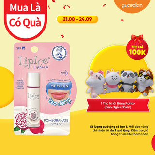 Son Dưỡng Lipice Lipbalm Pomegranate Hương Lựu 4,3Gr