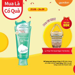 Sữa rửa mặt dành cho da mụn Senka Perfect Whip Acne Care 100g