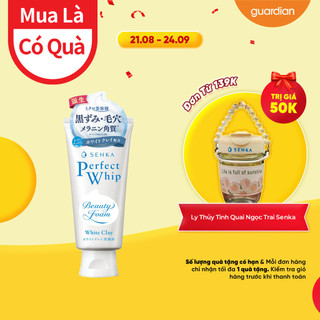 Sữa Rửa Mặt Tạo Bọt Chiết Xuất Đất Sét Trắng Perfect White Clay Senka 120Gr