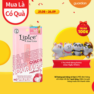 Son Dưỡng Lipice Sheer Color Ardent Hương Dâu 2,4Gr