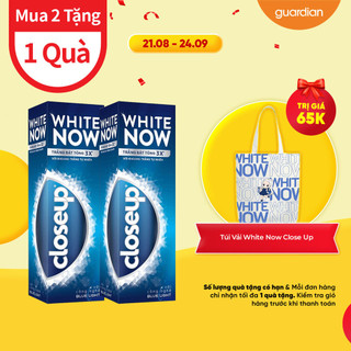 Kem Đánh Răng Bật Tông 3X Closeup White Now Với Khoáng Trắng Tự Nhiên 100g