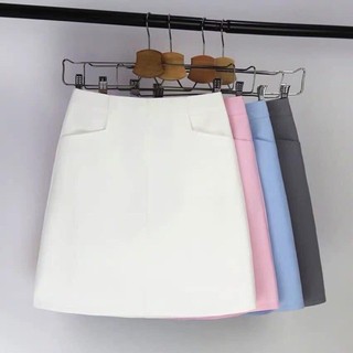 Chân váy chữ A 2 túi vuông dáng 45cm A45-2Tvuông