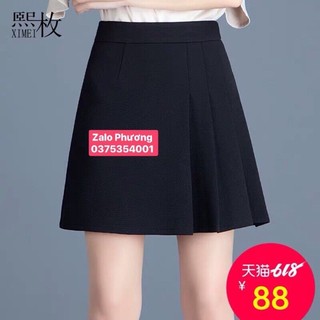 [NEW] Chân váy chữ A xếp ly lệch 1 bên thời trang A40XL