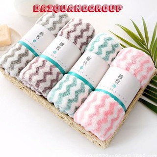 Khăn mặt lông cừu siêu thấm nước chất cotton mềm mịn xuất Hàn 30x50cm - #khanmat