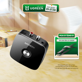 Bộ thu âm thanh Bluetooth Ugreen CM106 Kết nối không dây | Có hỗ trợ aptX | Bảo Hành 18 Tháng 1 Đổi 1 40759