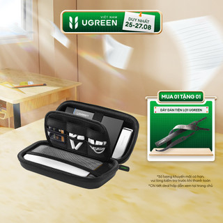 Hộp đựng phụ kiện công nghệ UGREEN LP128 50274 tai nghe thẻ nhớ cáp USB ổ cứng (18x10.3x5.5cm)