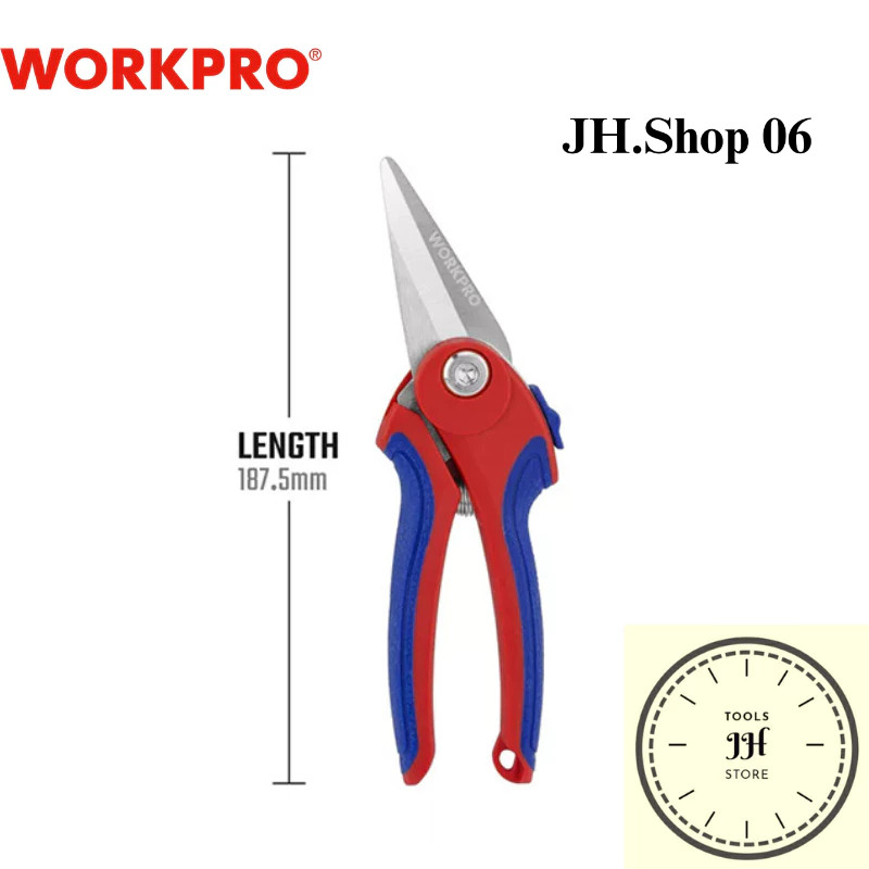 Kéo cắt cành 7.5 inch Workpro WP332002