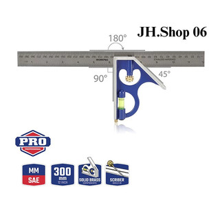 12" (300mm) Thước ke góc có thủy Workpro WP264002