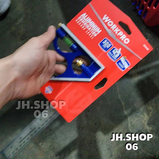 12" (300mm) Thước ke góc có thủy Workpro WP264002