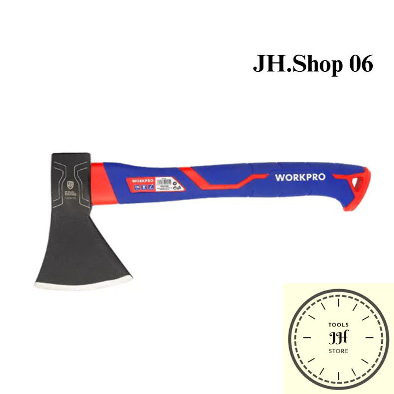 Búa rìu 600gram, cán bọc cao su Workpro - WP241043