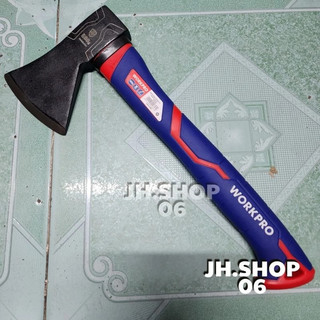 Búa rìu 600gram, cán bọc cao su Workpro - WP241043