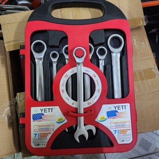 Bộ cờ lê vòng miệng tự động 7 cây YETI hàng cao cấp