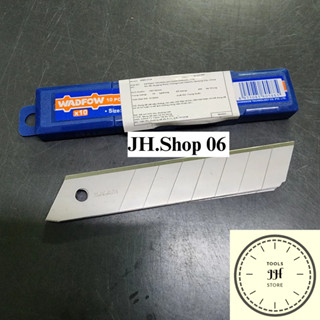 10 lưỡi dao rọc giấy a100 18mm wadfow WMK1K18