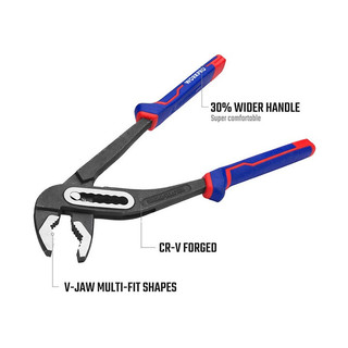 Kìm mỏ quạ bằng thép CR-V trợ lực Workpro đủ size