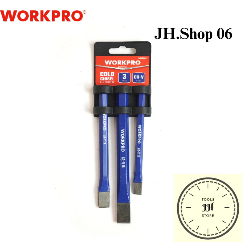 Bộ đục sắt 3 cái Workpro WP201302