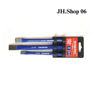 Bộ đục sắt 3 cái Workpro WP201302